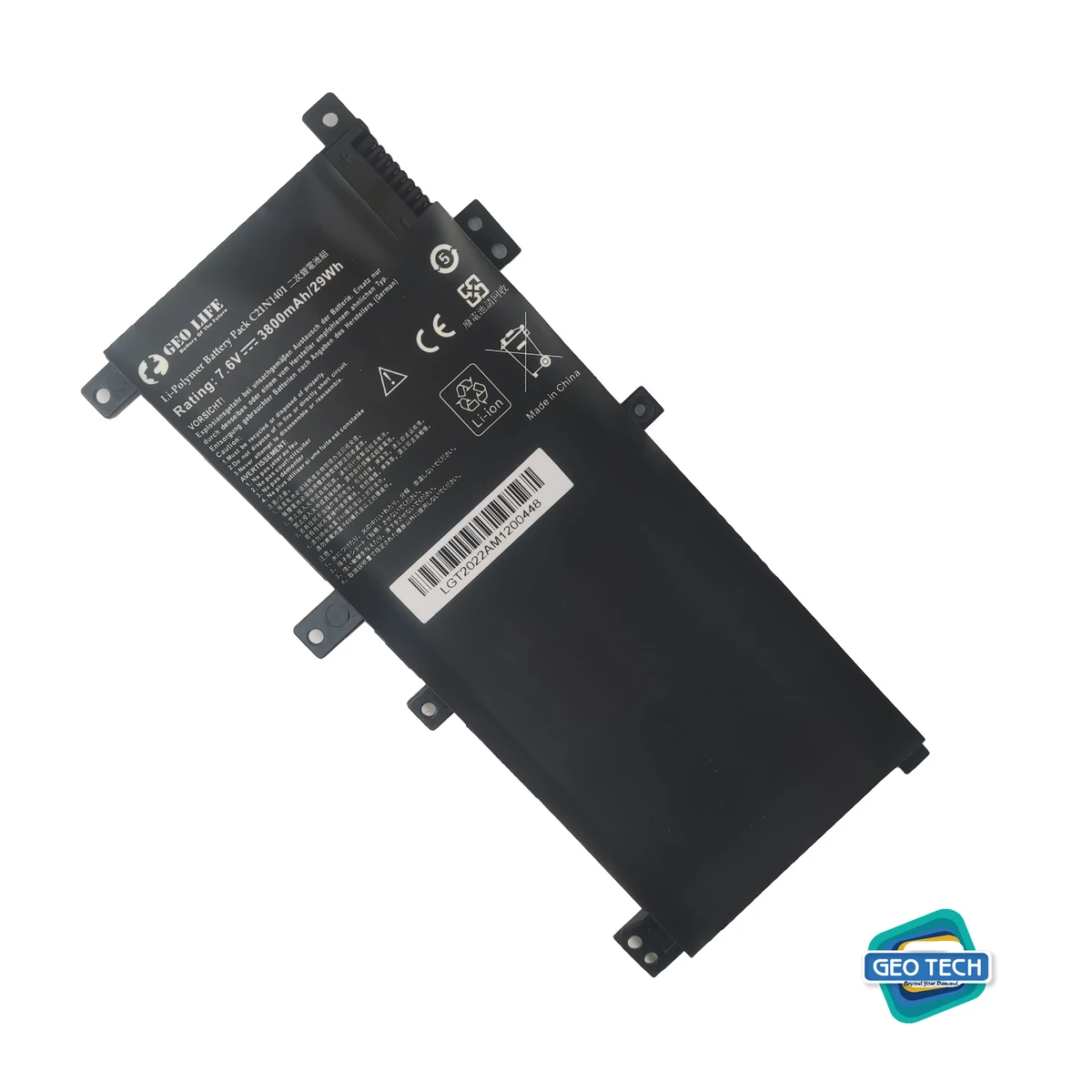 X455LA  Battery For Asus X455LA X455LD X455LJ X454L X455DG A455LD A455LN F450LD F455LD K455LD R455LD Series, PN: C21N1401