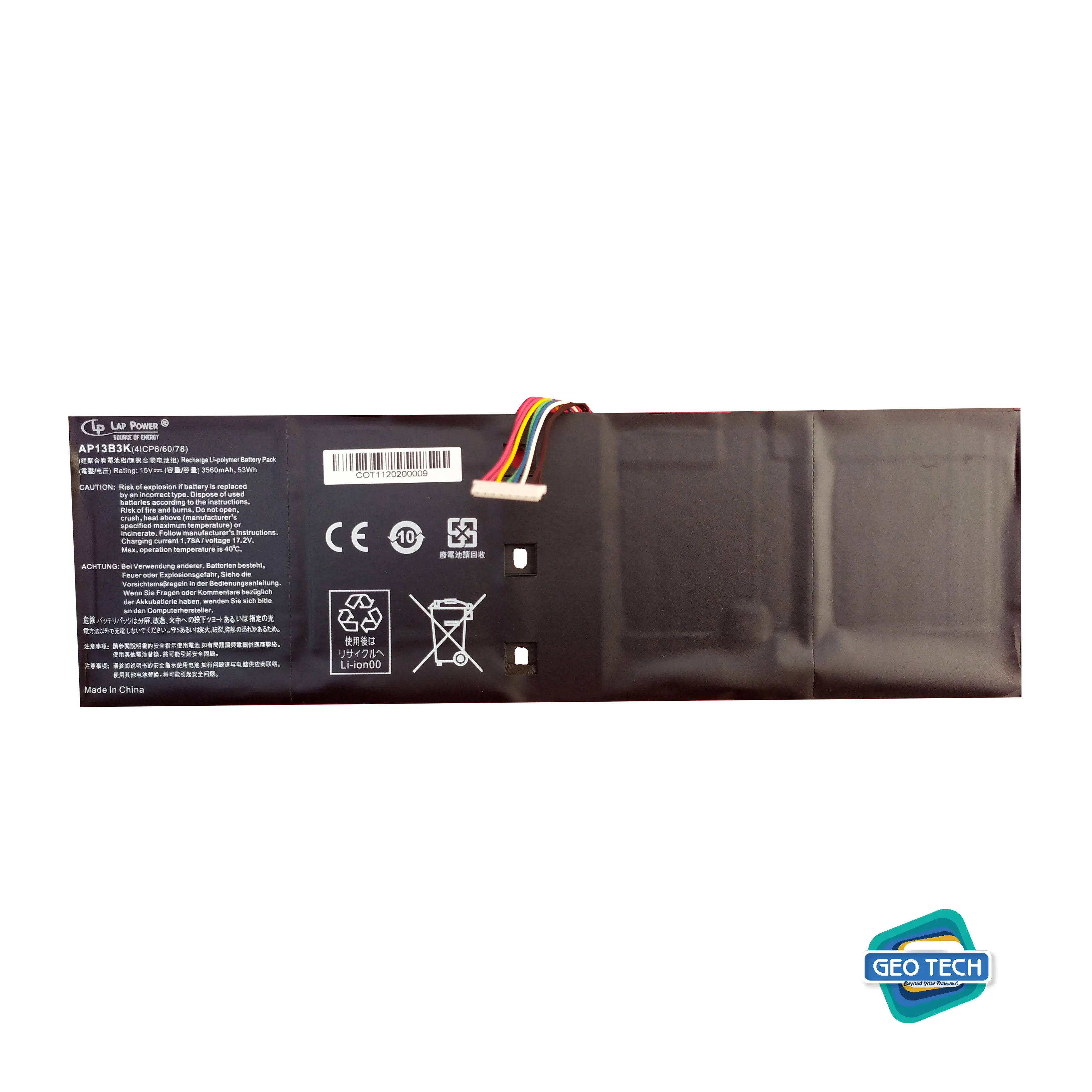 EBKK AP13B3K AP13B8K Battery for Acer Aspire M5-583 M5-583P R7-571 R7-571G R7-572 R7-572G R3-471TG V5-583P V5-552PG-X809 V5-552G V5-572P V5-573P V7-481 V5-472P V5-572G V7-482P Notebook 4ICP6/60/78