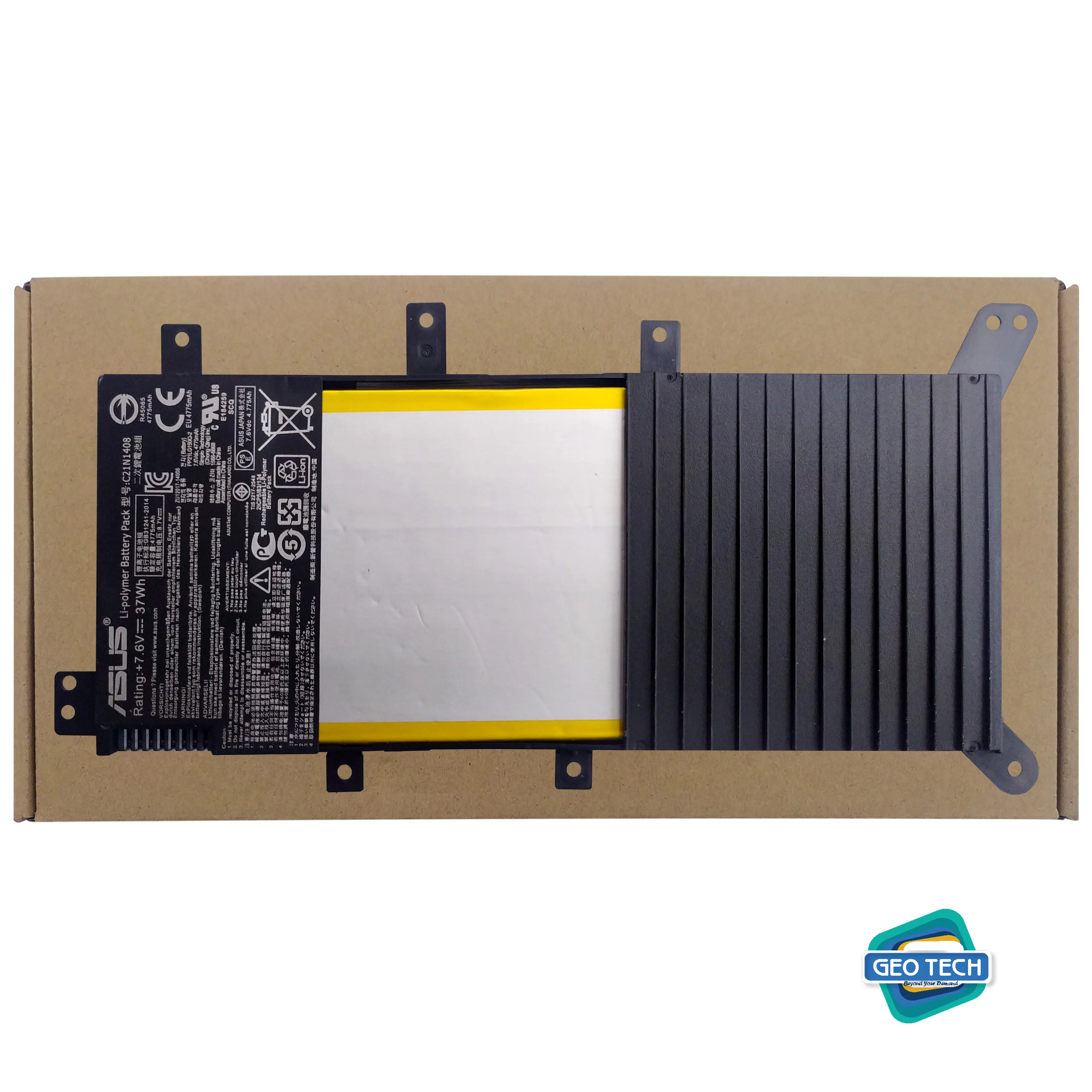 C21N1408 Laptop Battery ORIGINAL ASUS X456U C21N1408 original Battery For Asus K555L, MX555, VivoBook 4000, X555LN Series Tablet Genuine ba
