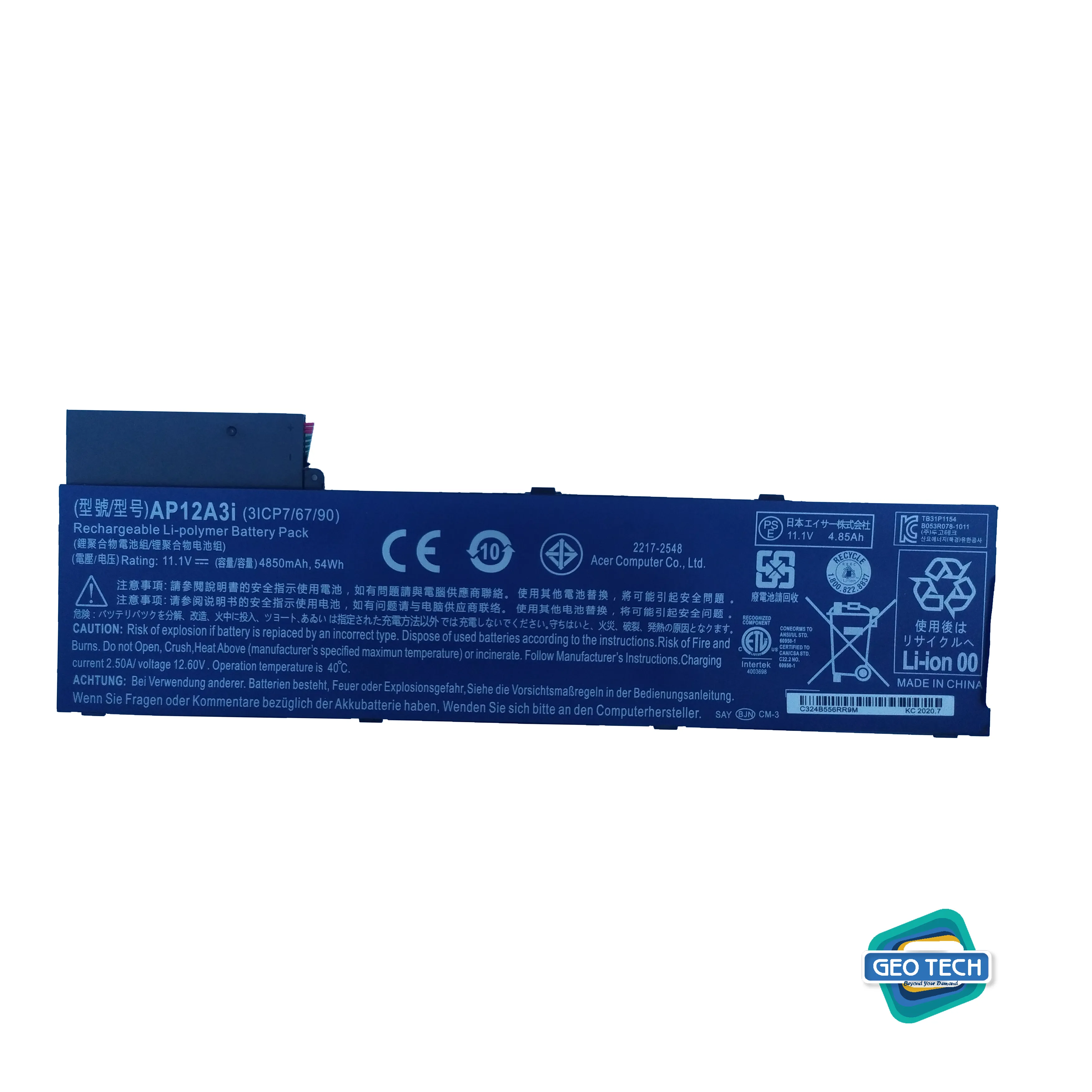 AP12A3i ORIGINAL BATTERY FOR ACER ASPIRE TIMELINE ULTRA M3-581TG M5-581TG SERIES Replacement AP12A3i 3ICP7/67/90 Battery for Acer Aspire M5 M5-481PT M5-581T M5-481G M5-481T