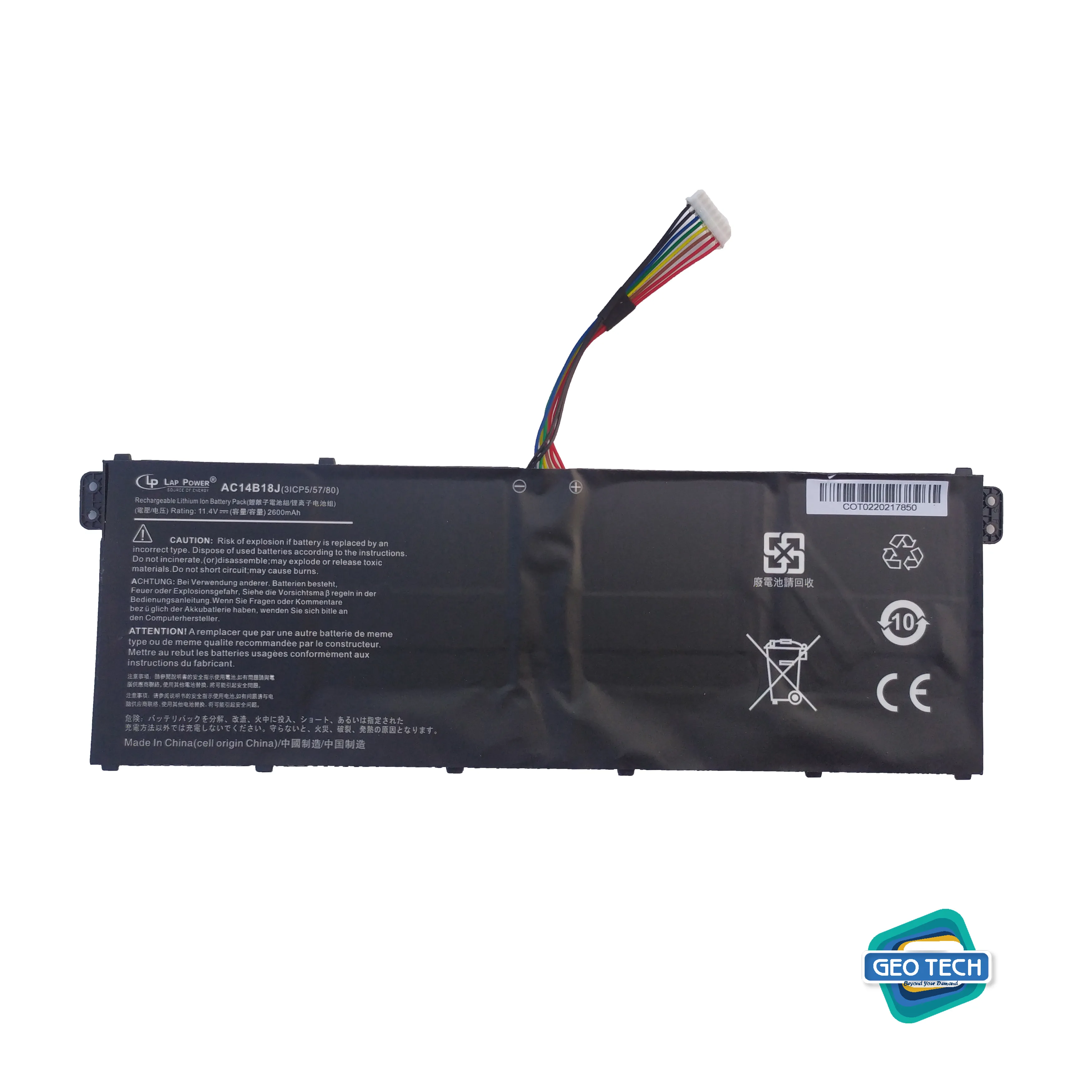 Compatible AC14B18J Battery if applicable Acer Aspire E3-111 E3-112 E3-112M ES1-511 ES1-512 V3-111 V5-122 V5-132 Replacement for Chromebook 11 CB3-111 13 CB5-311 15 C910 [11.4V 36Wh AC14B18J]