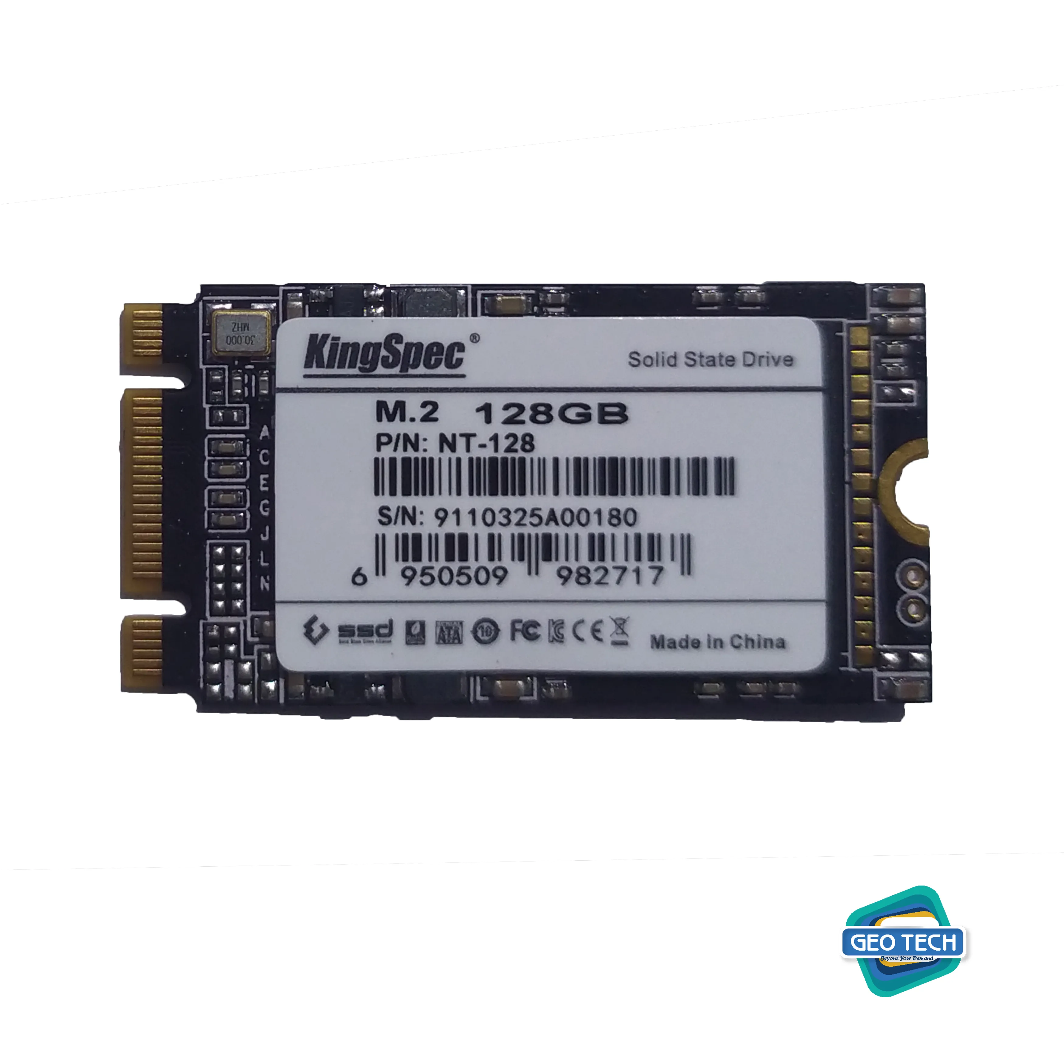 Laptop/Desktop SSD KingSpec M.2 2242 128GB Internal Solid State Drive SATA 6Gb/s