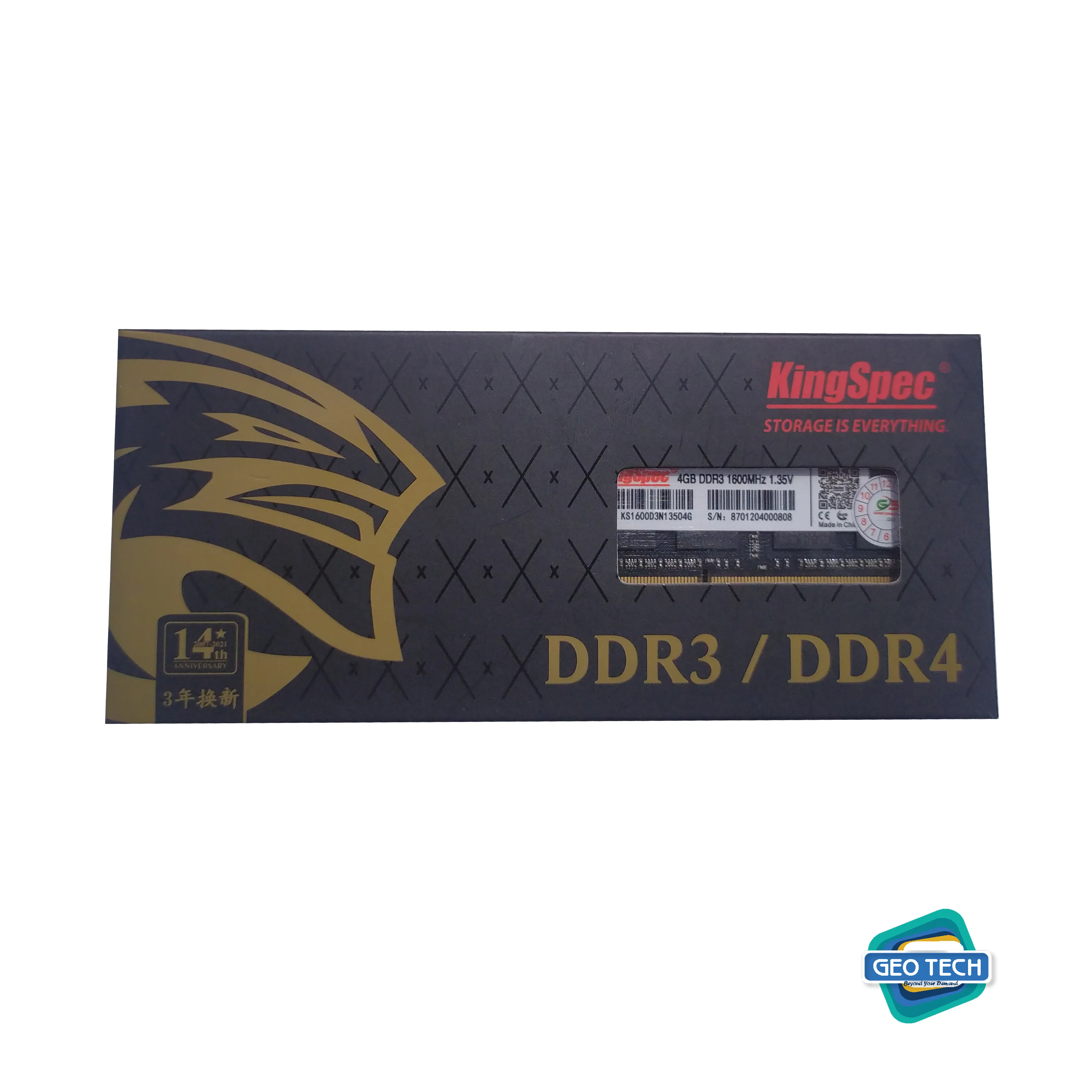 Laptop Ram KingSpec DDR3 4GB 1600MHz bus