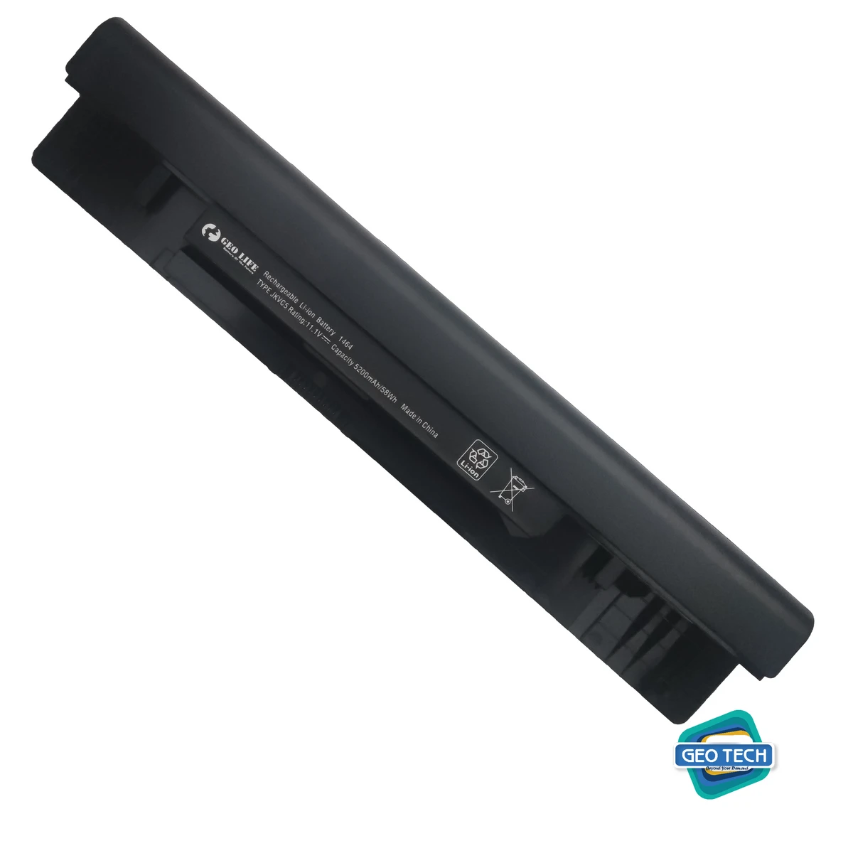 Laptop Battery Compatible for Dell Inspiron 1464 1464D 1464R 1564 1564D 1564R I1564 I1464 1764 14, fits NKDWV 0X0WDM UM6 X0WDM 0FH4HR 312-1021 5YRYV 9JJGJ FH4HR JKVC5 K456N NKDWV P07E P08F P09G P09G001 TRJDK UM3 UM5 OEM GEO LIFE BRAND